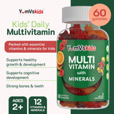 YUM-V'S Kids Multivitamin Gummies assorted fruit flavours