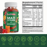 YUM-V'S Kids Multivitamin Gummies on a kitchen counter