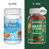 YUM-V'S Kids Multivitamin Gummies packaging side view