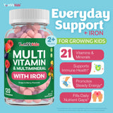 YUM-V'S Kids Multivitamins Chewables bottle with 120 chewable tablets
