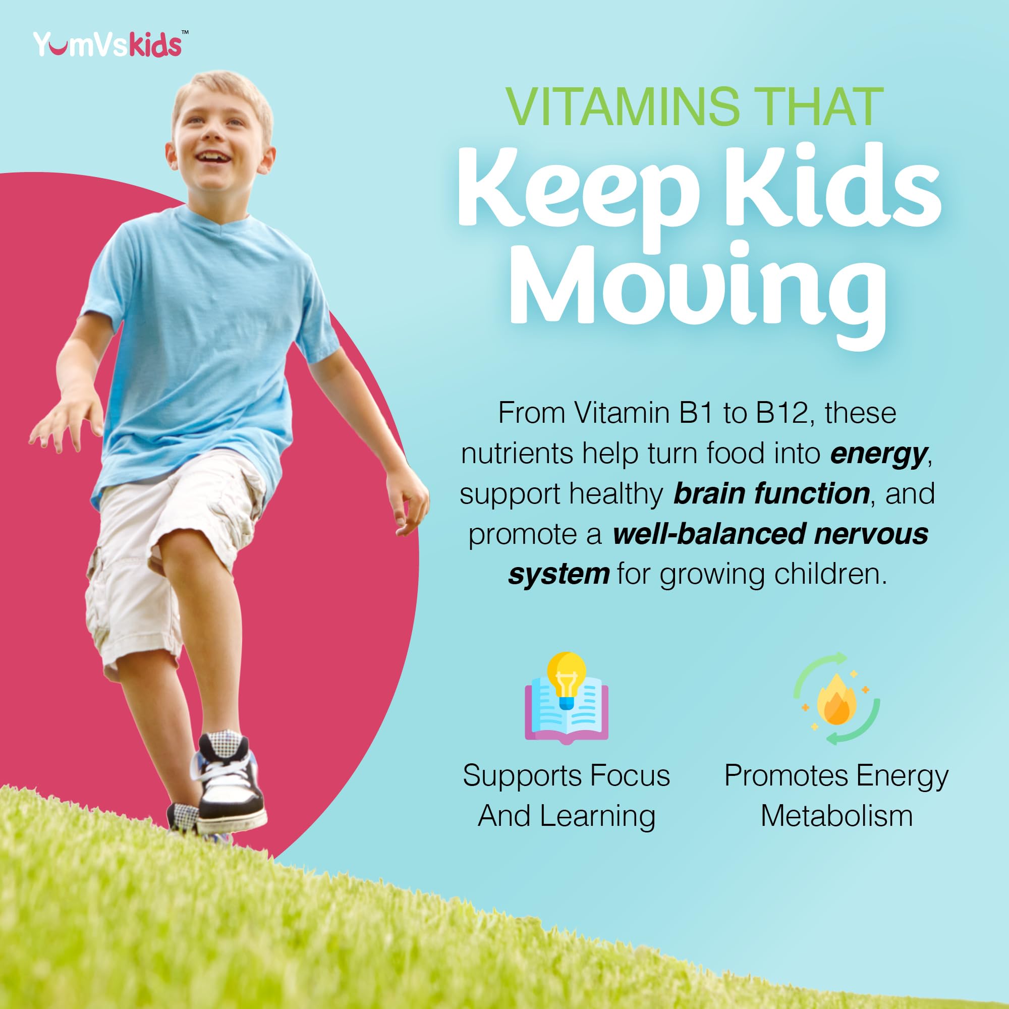 YUM-V'S Kids Multivitamins Chewables chewable tablet close-up