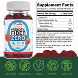 YUM-V'S Prebiotic Fiber Gummies on a wooden table