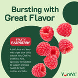 YUM-V'S Prenatal Gummies in a bowl, ready to consume