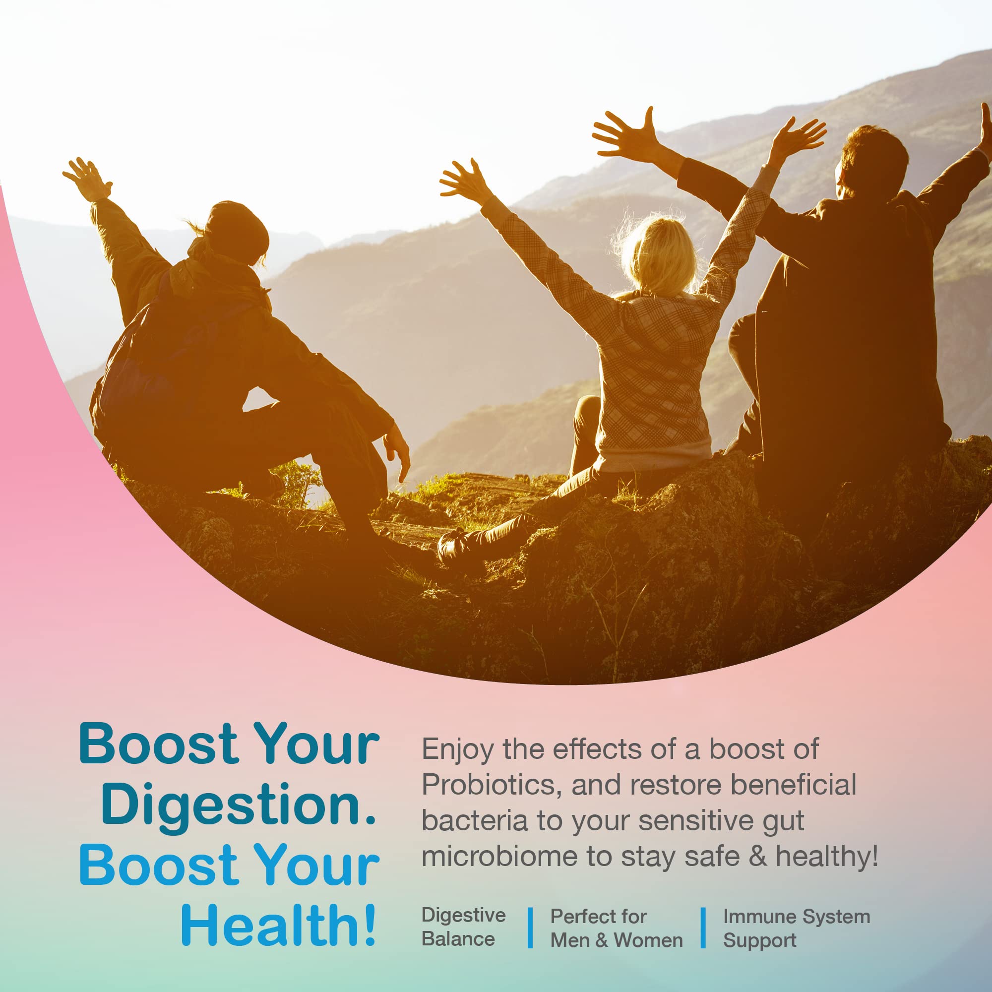 YUM-V'S Probiotic Gummies nutritional information label