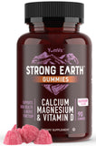 YUM-V'S Strong Earth Calcium Gummies bottle front view