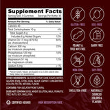YUM-V'S Strong Earth Calcium Gummies with a few gummies on a table