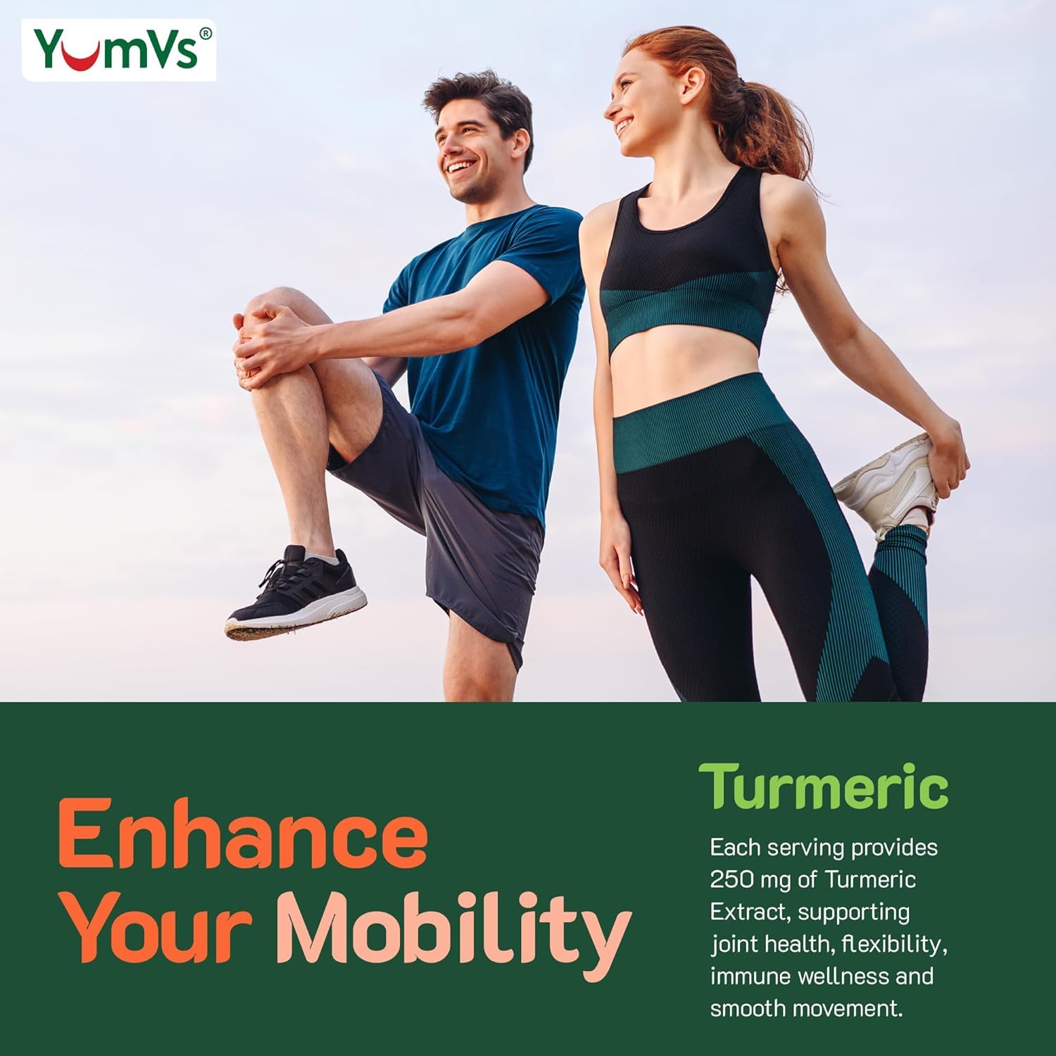 YUM-V'S Turmeric Gummies nutritional information
