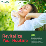 YUM-V'S Vitamin B6 Gummies 100mg Strawberry Flavour ingredients list