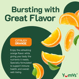 YUM-V'S Vitamin C Gummies 250mg serving size on a table