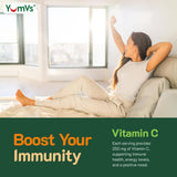 YUM-V'S Vitamin C Gummies 250mg side view of the package