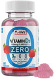 YUM-V'S Vitamin D3 Gummies 60 Count front view with raspberry flavour