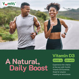 YUM-V'S Vitamin D3 Gummies packaging side view