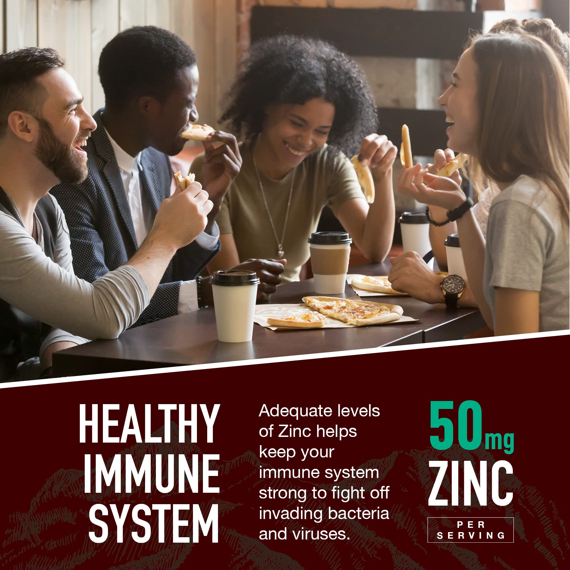 YUM-V'S Zinc Supplement 209g capsule close-up