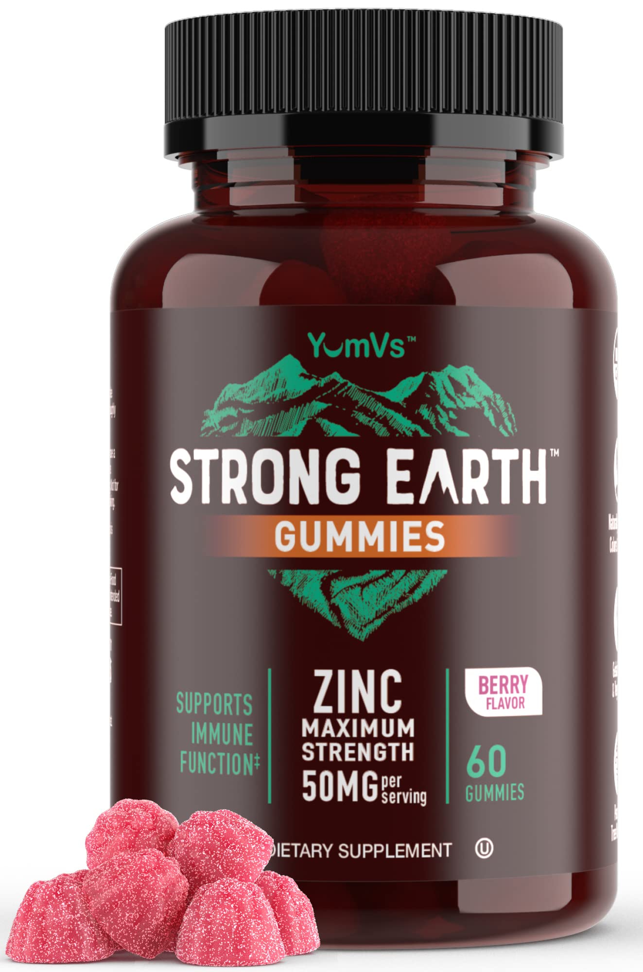 YUM-V'S Zinc Supplement 209g front view