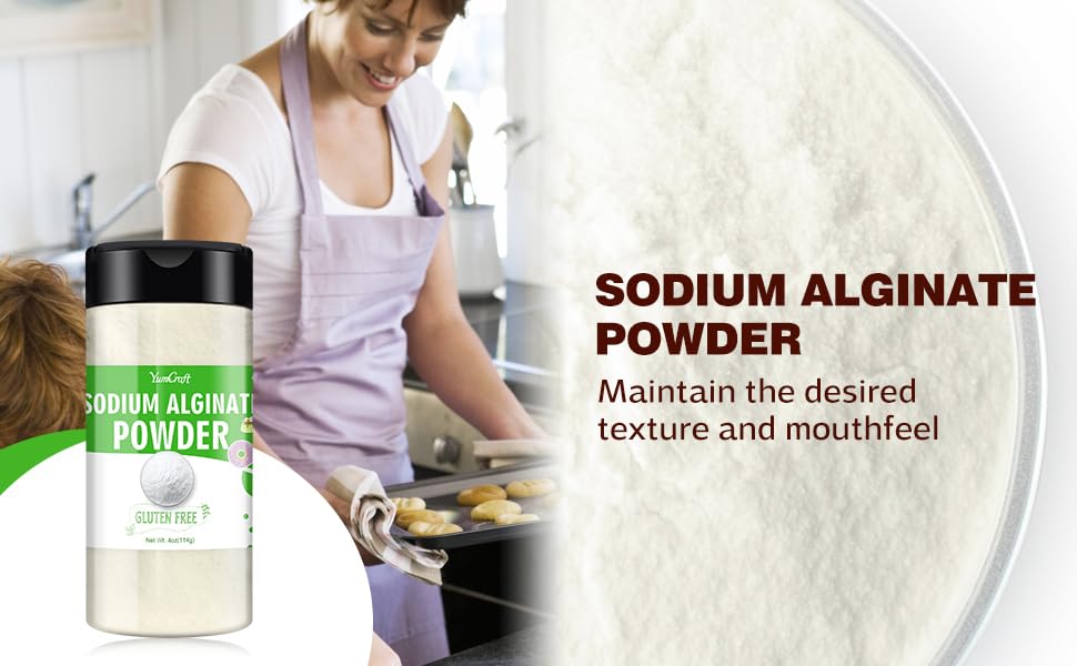 YumCraft Sodium Alginate Powder nutritional information