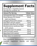 YUMMYVITE Adrenal Extracts Supplement bottle with measuring spoon
