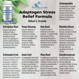 YUMMYVITE Adrenal Extracts Supplement capsules on a wooden surface