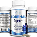 YUMMYVITE Adrenal Support Supplement front view with packaging