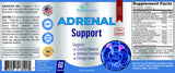 YUMMYVITE Adrenal Support Supplement with a measuring spoon