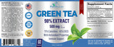 YUMMYVITE Green Tea Extract Capsules on a wooden surface