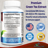 YUMMYVITE Green Tea Extract Capsules side view