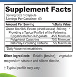 YUMMYVITE Green Tea Extract Capsules with measuring spoon