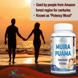 YUMMYVITE Muira Puama 4:1 Extract Capsules bottle with label