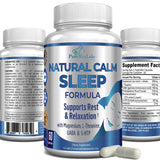 YUMMYVITE Natural Calm Sleep Formula 68g front view