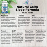 YUMMYVITE Natural Calm Sleep Formula 68g side view showing capsule
