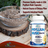 YUMMYVITE Psyllium Husk Capsules bottle with cap
