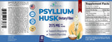 YUMMYVITE Psyllium Husk Capsules with glass of water