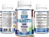 YUMMYVITE Saw Palmetto capsules close-up of label