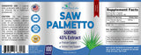 YUMMYVITE Saw Palmetto capsules on a wooden table