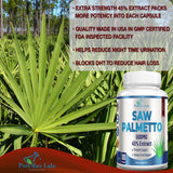 YUMMYVITE Saw Palmetto capsules with dosage information