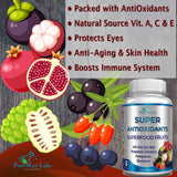 YUMMYVITE SuperAntioxidant Supplement ingredients list on packaging