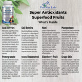YUMMYVITE SuperAntioxidant Supplement side view of the bottle