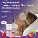 Yusiba Melatonin Gummies bottle side view
