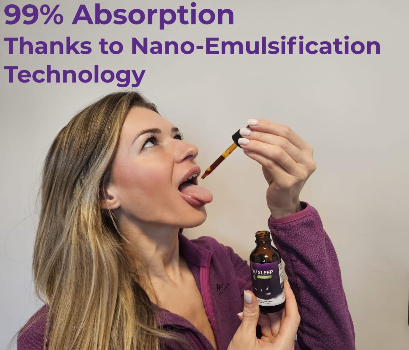 YuSleep Natural Sleep Drops 60ml bottle with label