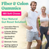 Yusnkioin Fiber Gummies & Colon Cleanse side view