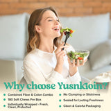 Yusnkioin Fiber Gummies & Colon Cleanse with measuring scoop
