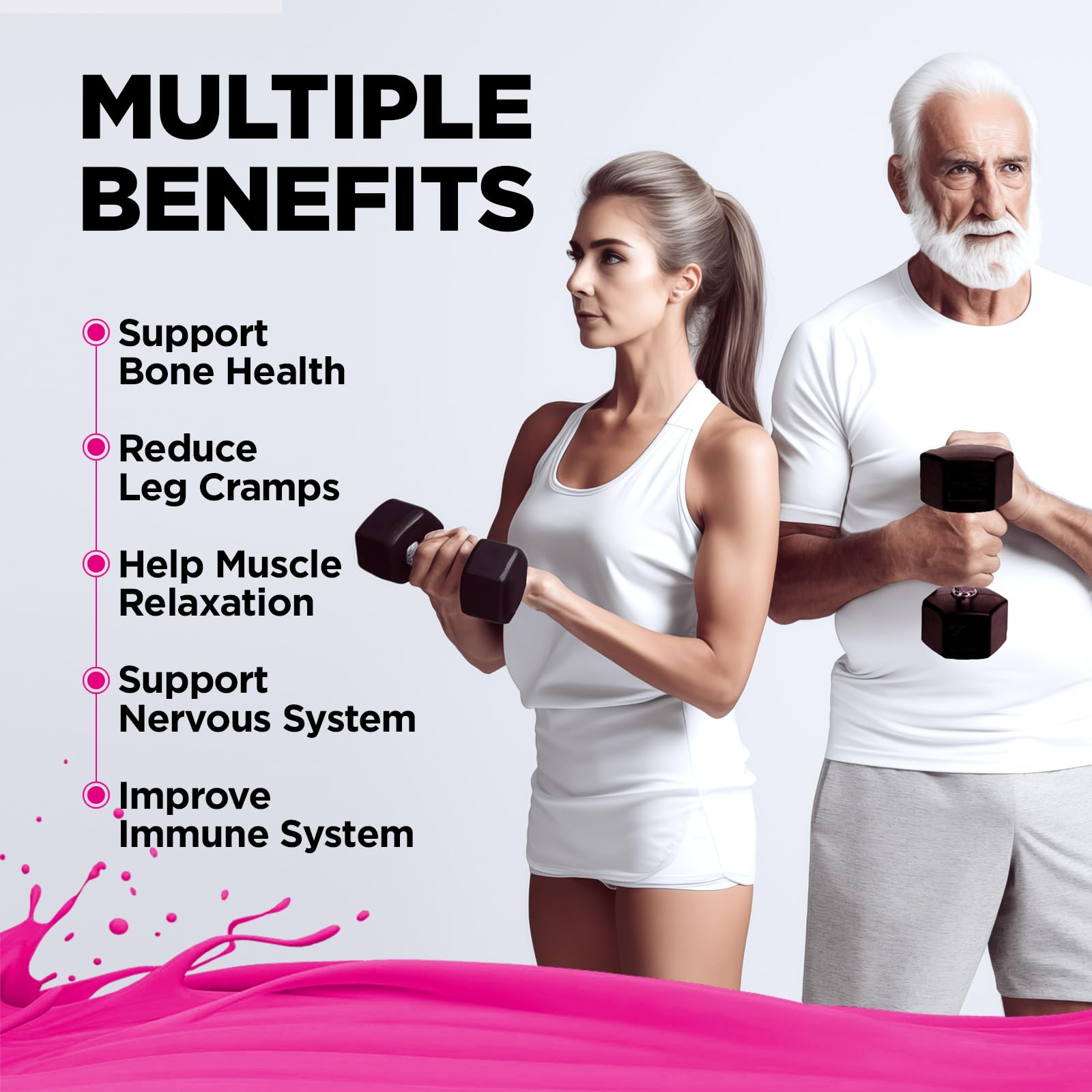 Yutiny Calcium Citrate Gummies back view with nutritional information