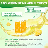 YUULAI Iron Gummies lifestyle scene with fruits