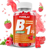 YUULAI Vitamin B1 Gummies raspberry flavour front view