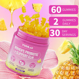 YUULAI Women's Probiotic Gummies with nutrition facts