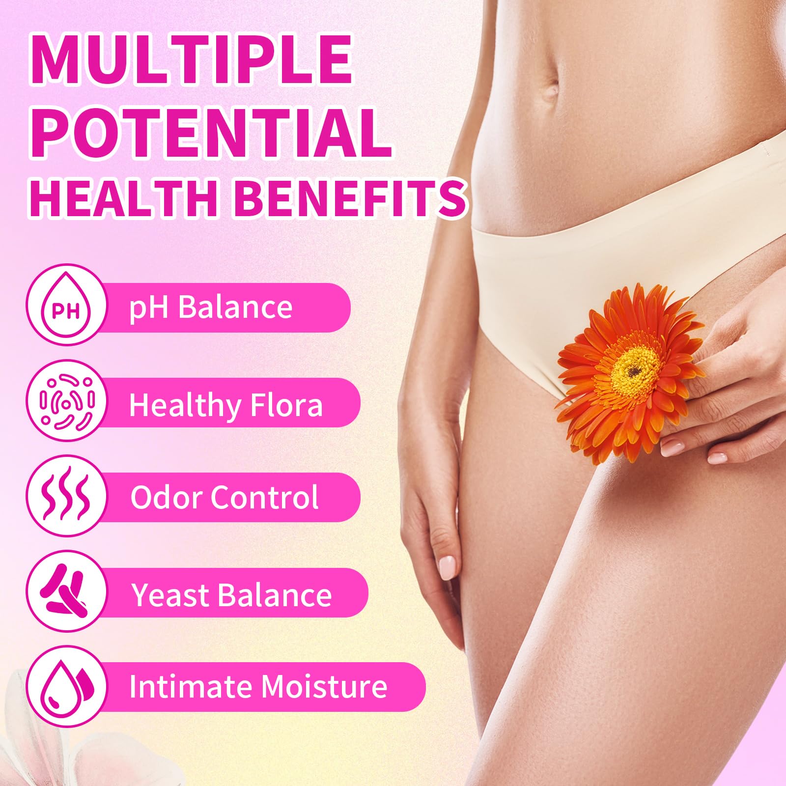 YUULAI Women's Probiotic Gummies with pineapple flavour