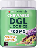 Yuve Licorice Root DGL Chewable Tablets front view packaging