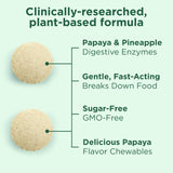 Yuve Papaya Enzyme Chewables side view packaging