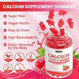 YXSW Calcium Magnesium Zinc Gummies with fresh fruits