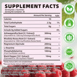 YXSW Cortisol Gummies raspberry flavour close-up