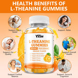 YXSW L-Theanine Gummies side view with nutritional information